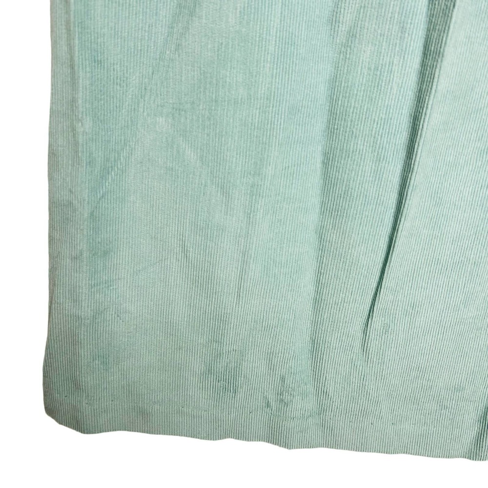 Alfred Dunner Mint Green Midi Button-Front Skirt - Picture 4 of 8